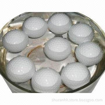 Floating golf ball